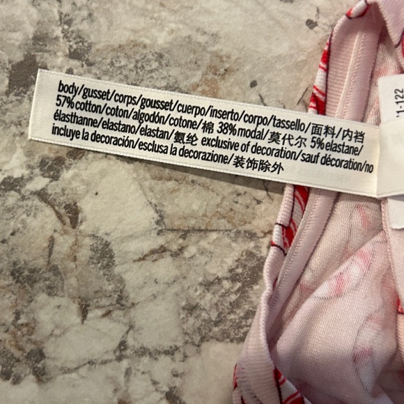 VS PINK Holiday Christmas Panty Candy Canes Cotton Boyshort Large NWT - Picture 7 of 7